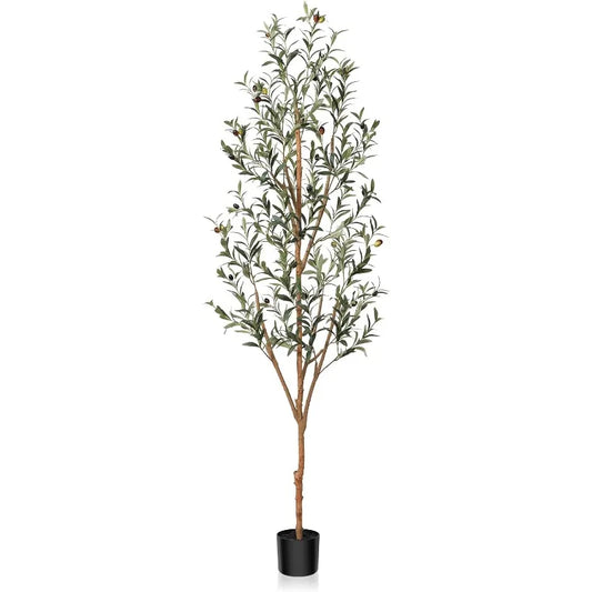 Artificial Olive Tree 6FT - Faux Silk Plant for Home Decor