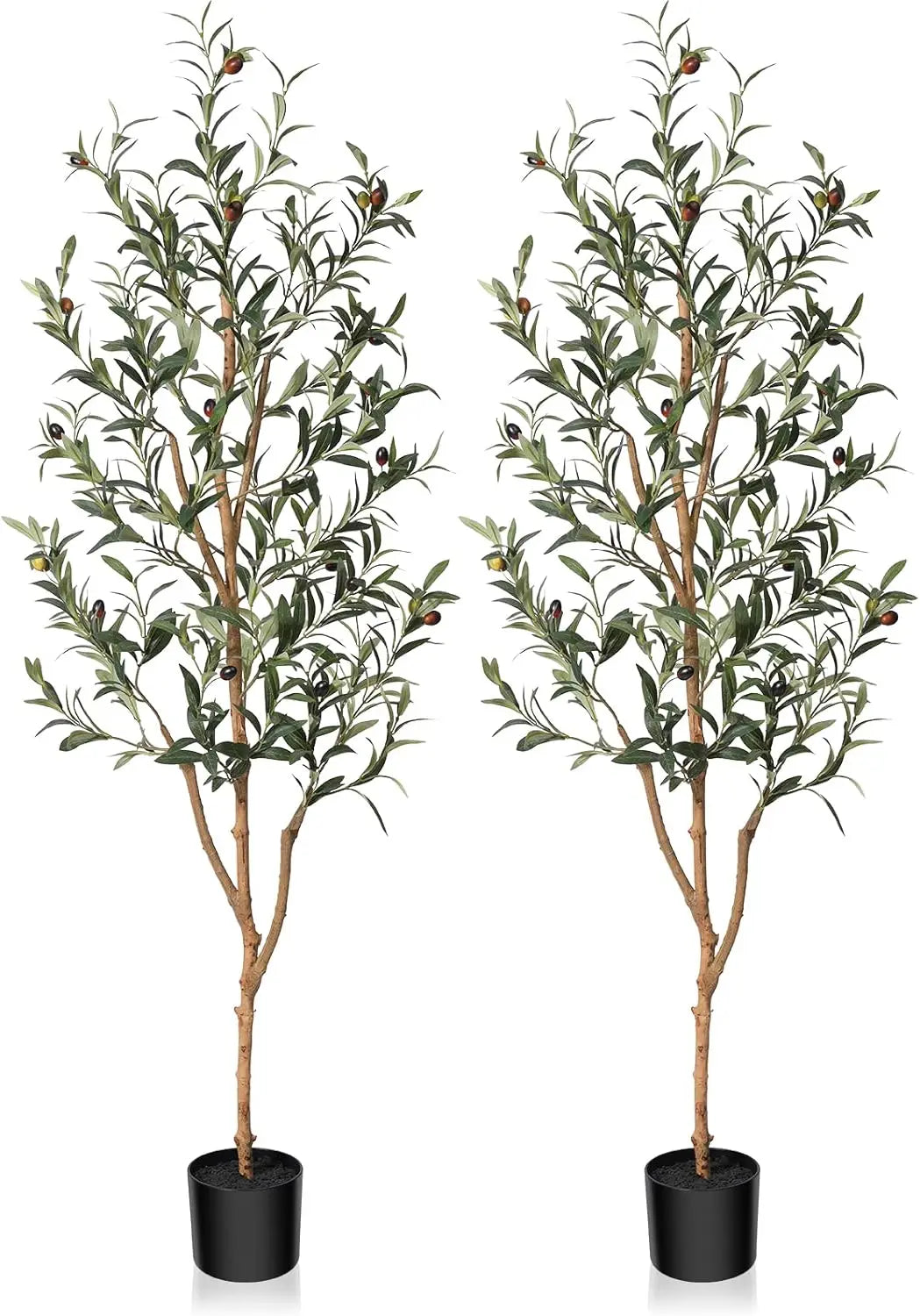 Artificial Olive Tree 6FT - Faux Silk Plant for Home Decor