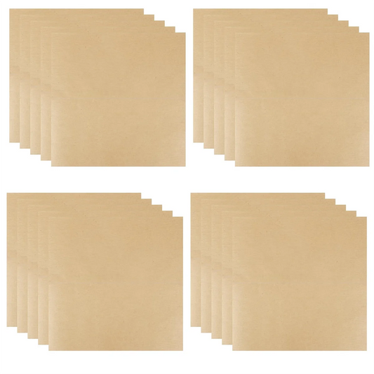 Natural Pour Over Coffee Filters - 100Pcs Square Paper